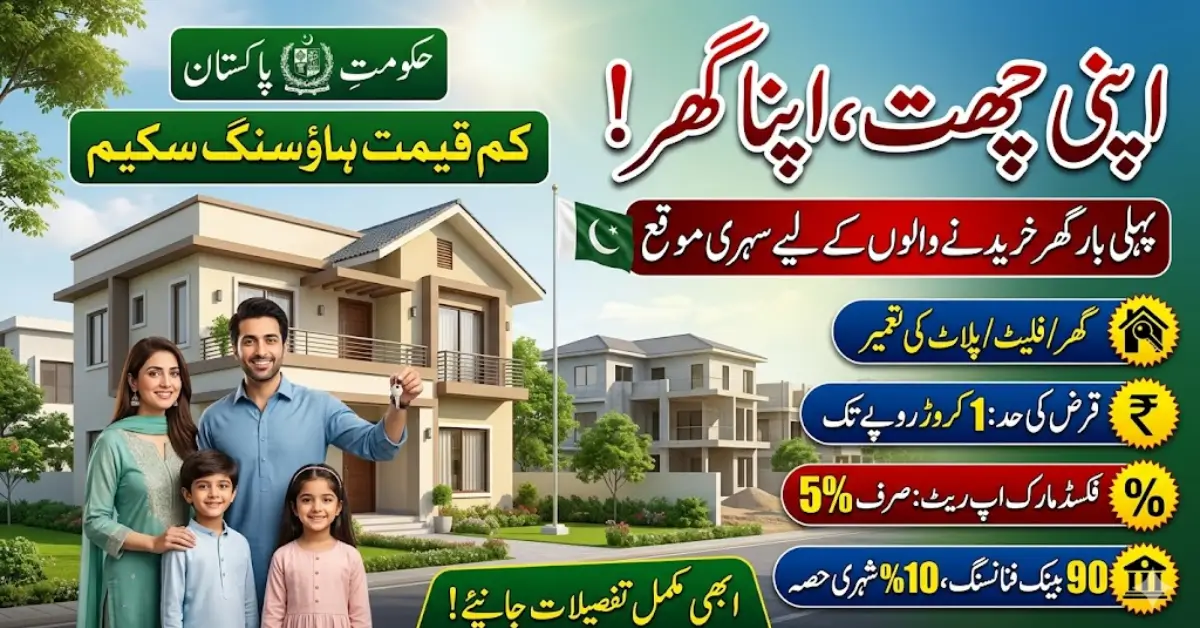 Low Cost Housing Scheme 2026 – Affordable Homes and 5% Interest Loans in Pakistan