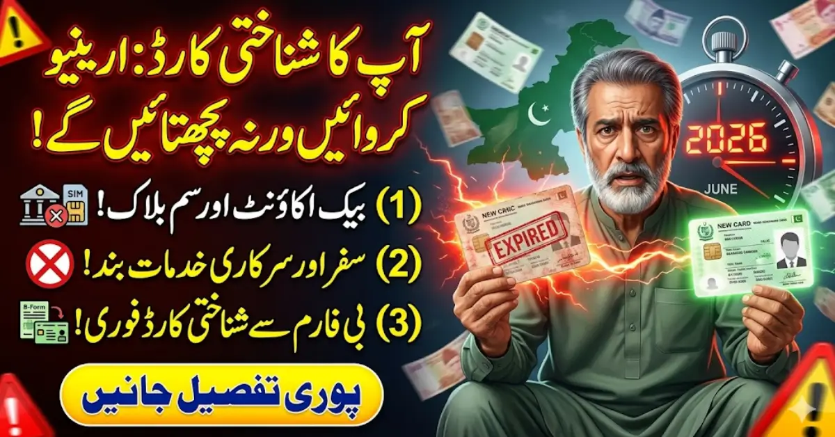 NADRA Identity Card Renewal: Update Your CNIC and B-Form Before June 2026