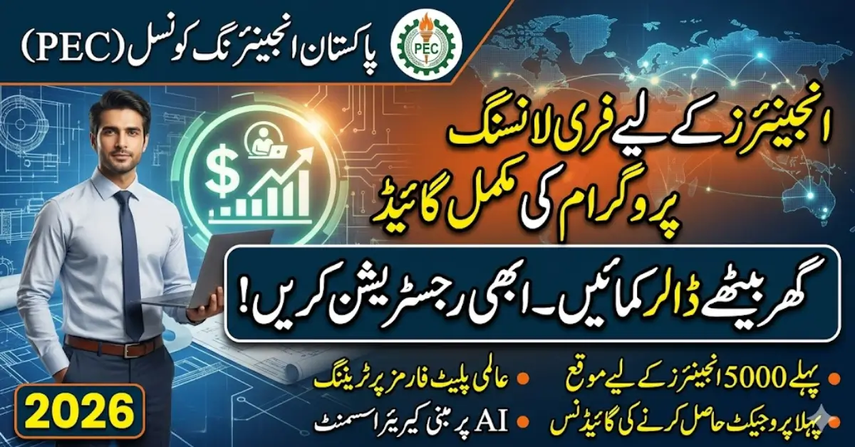 PEC Global Freelance Initiative 2026 Launched for Pakistani Engineers