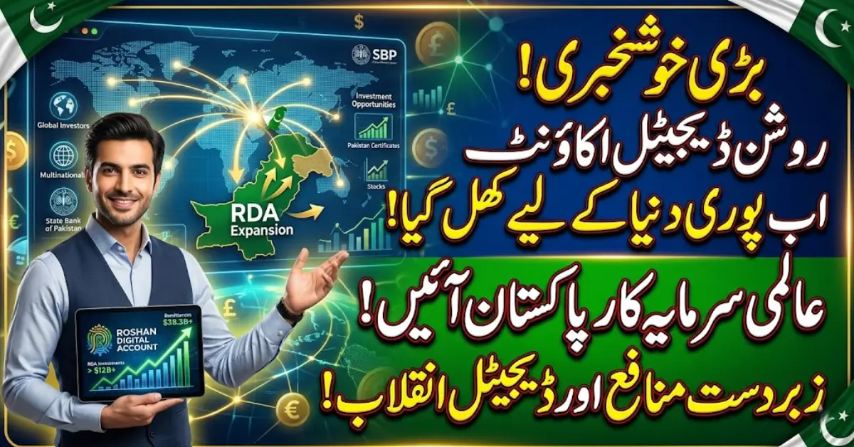 Pakistan Expands Roshan Digital Account to Attract Global Investors