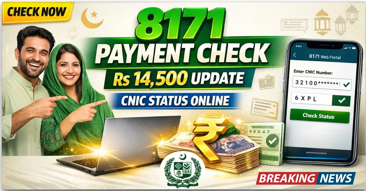 8171 Payment CNIC Check Online 2026 – Complete BISP April Installment Guide