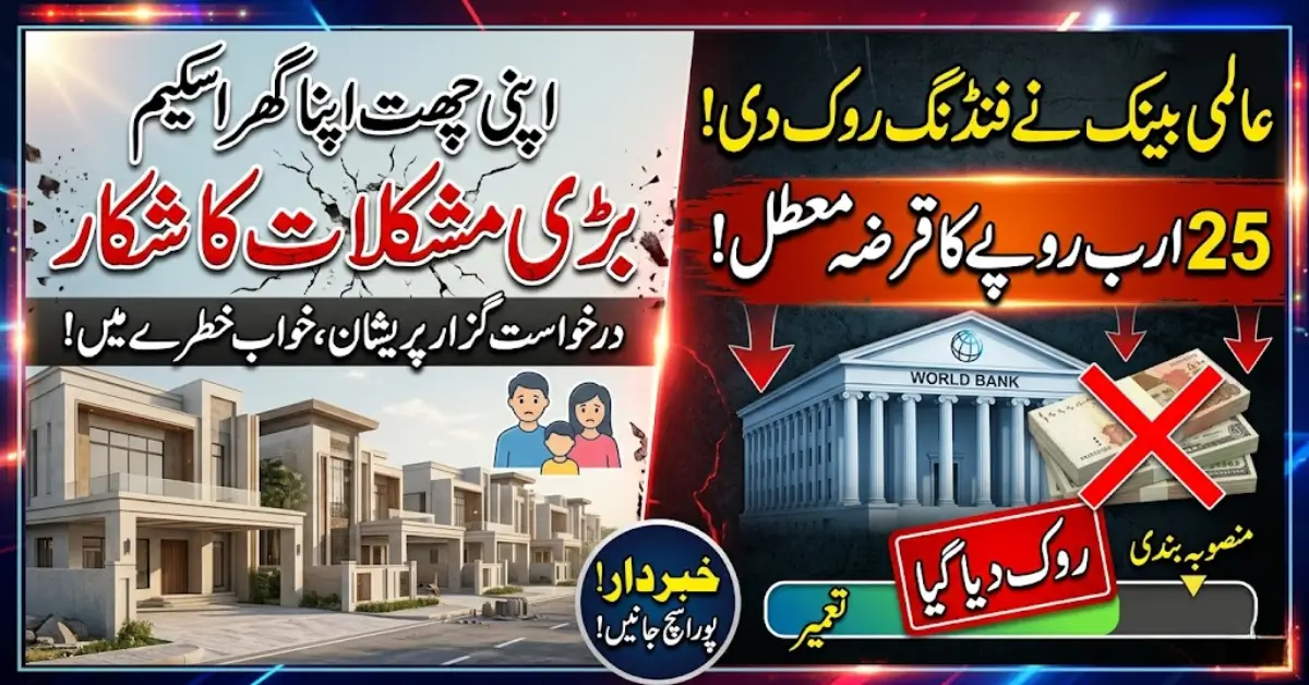 Apni Chhat Apna Ghar Scheme in Trouble – Big Concern for Applicants in KP