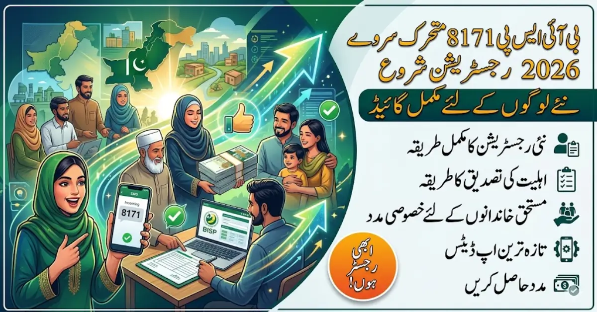 BISP 8171 Dynamic Survey 2026 Complete Registration Guide for New Applicants with Eligibility Verification and Latest Updates