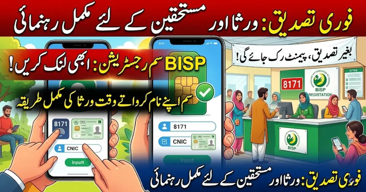 BISP New SIM Registration 2026: Online & SMS Verification Process Explained