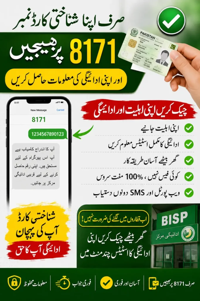 8171 CNIC Check 2026: New Online & SMS Verification Process